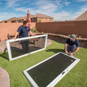 Assembling Security Screen for Sliding Glass Door